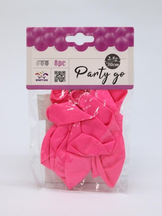 Набор воздушных шаров 8 шт. &quot;Monochrome magic&quot;, pink (30 см) 