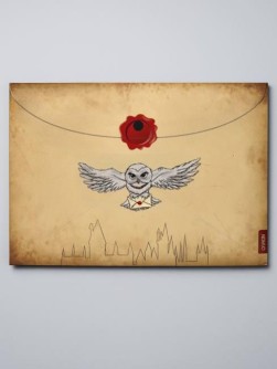 Папка-конверт на кнопке А4 "Сова-1", 160 мкм, пластик