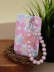 Футляр для карт с браслетом ПО ПЛАНУ. &quot;Floral tenderness &quot;, pink 