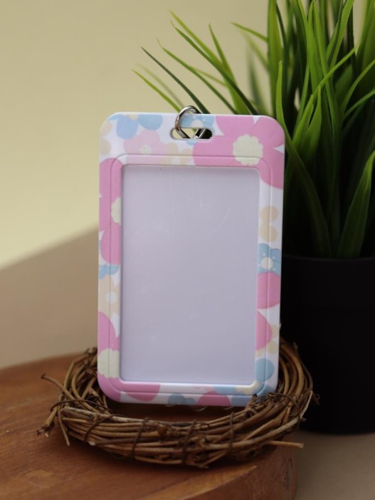 Футляр для карт с браслетом ПО ПЛАНУ. &quot;Floral tenderness &quot;, pink 