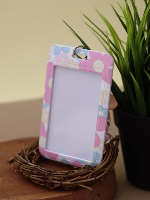 Футляр для карт с браслетом ПО ПЛАНУ. &quot;Floral tenderness &quot;, pink 