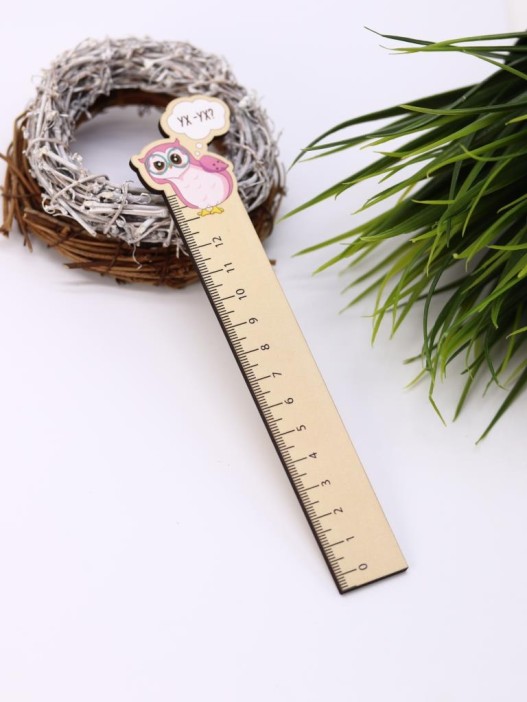 Линейка ECO из дерева «УХ-УХ» 