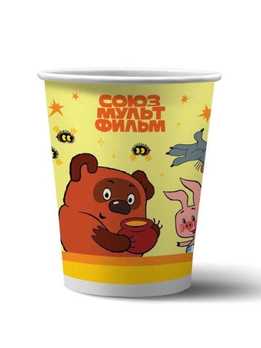 Набор бумажных стаканов 6 шт.&quot;Союзмультфильм. Золотая коллекция&quot; (250мл) 