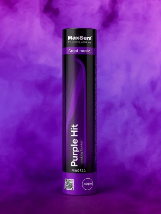 Цветной дым &quot;Purple Hit&quot;, пурпурный, калибр 0,8&quot;, 60сек, 16см) 