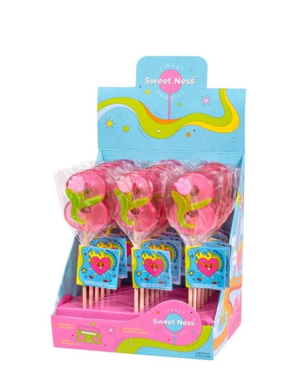 Карамель &quot;Восьмерка&quot;, 15гр (малина) ср.г. до 01.01.26 