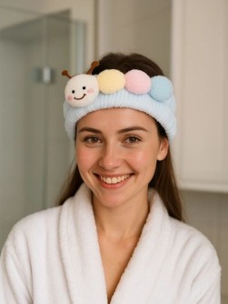 Повязка на голову GIRLY "Long caterpillar", blue