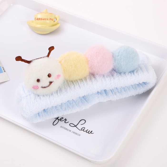 Повязка на голову GIRLY "Long caterpillar", blue 