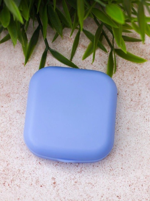 Контейнер для линз «Classic square», blue 