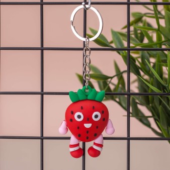Брелок "Juicy strawberry", red