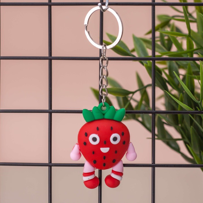 Брелок "Juicy strawberry", red 