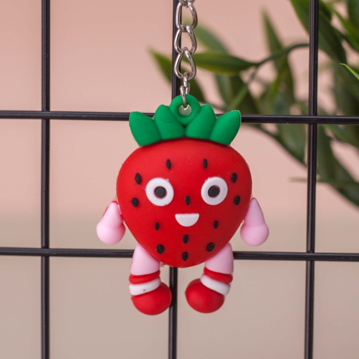 Брелок "Juicy strawberry", red 