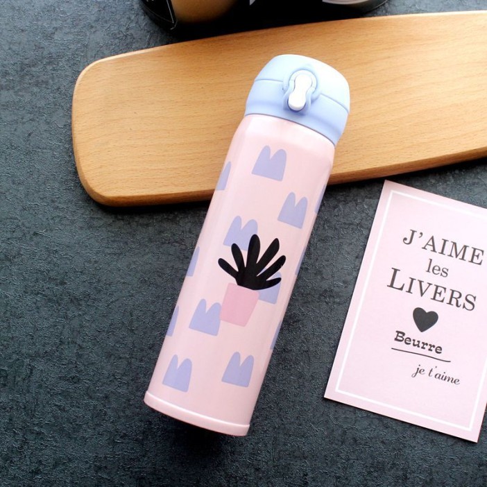 B-BW-6352-Z ТЕРМОС &quot;Wild&quot; pink 500ml 