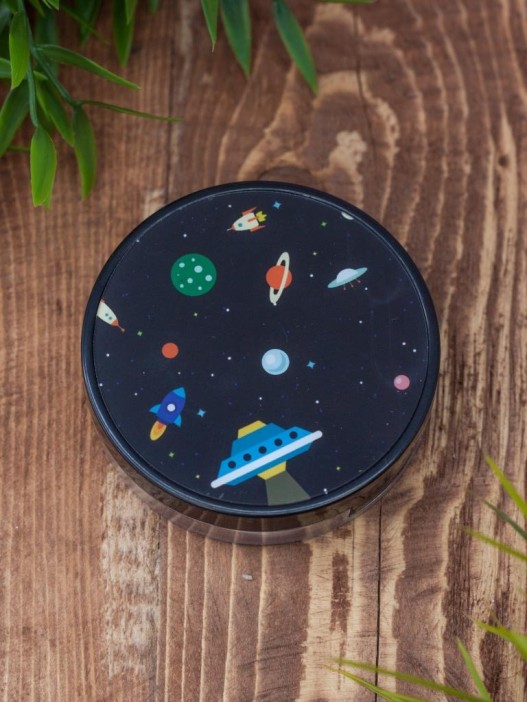 Контейнер для линз &quot;Space ufo&quot;, black 
