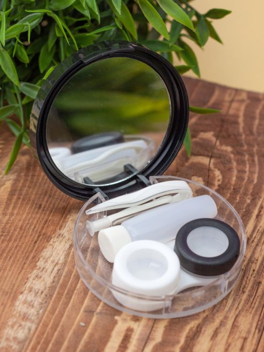 Контейнер для линз &quot;Space ufo&quot;, black 