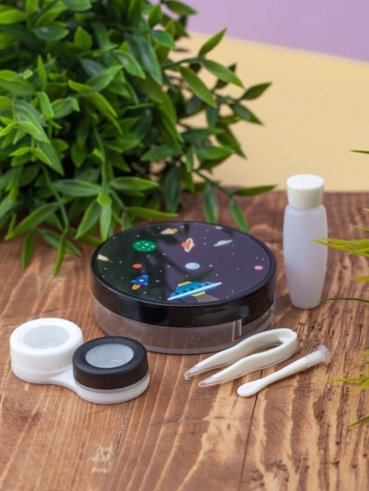 Контейнер для линз &quot;Space ufo&quot;, black 