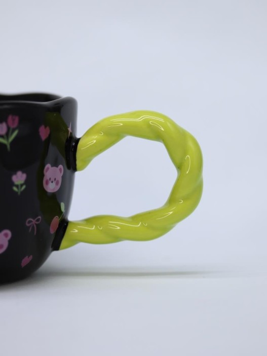 Кружка «Cherry and Bear», black (400 ml) 