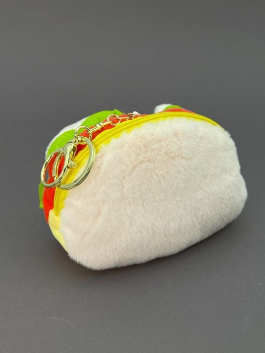 Плюшевый брелок - кошелек &quot;Pigburger&quot;, mix 