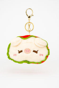 Плюшевый брелок - кошелек "Pigburger", mix