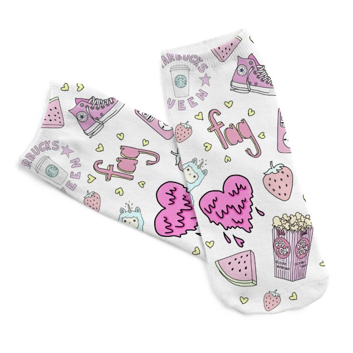 Носки "Pink Doodle" 