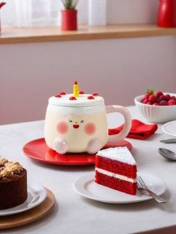 Кружка «Funny cake», pink (460 ml)