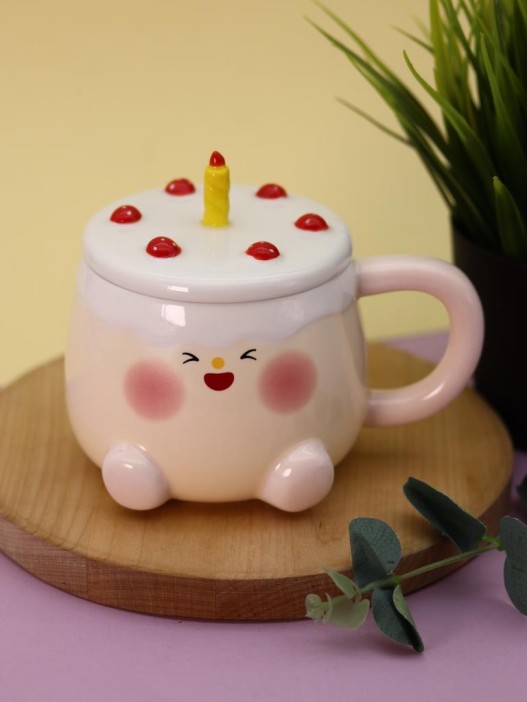 Кружка «Funny cake», pink (460 ml) 