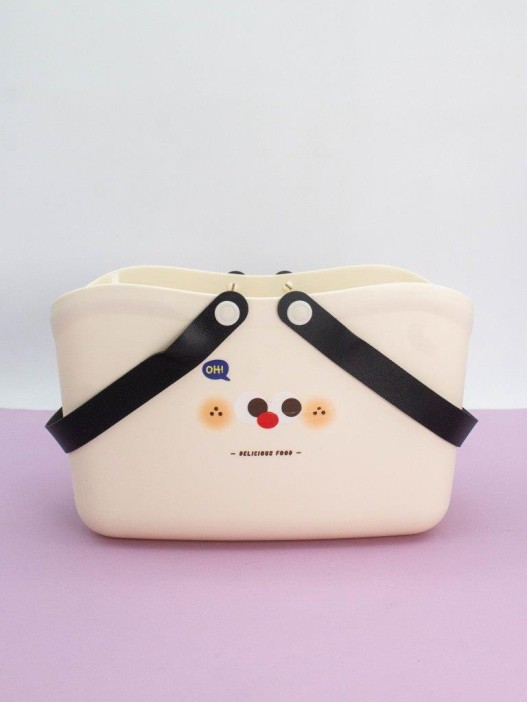 Корзина для хранения «Delicious food», white (25.5*16.2*16.7 см) 