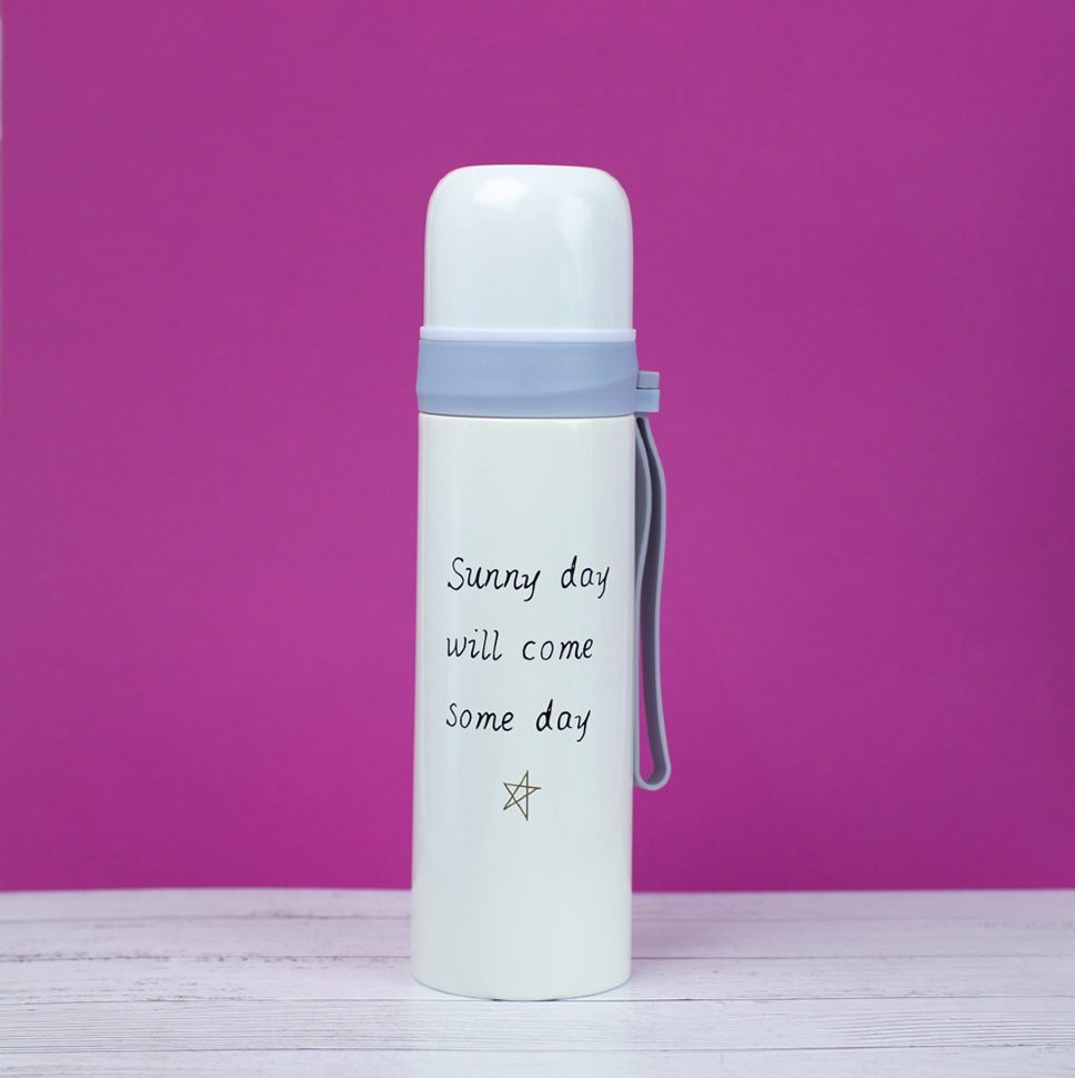 M-2781W Термос "Sunny day", white (500ml)