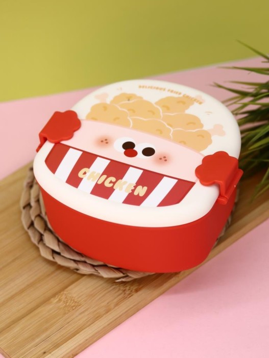 Ланчбокс &quot;Fast food&quot;, red, 1200 ml 