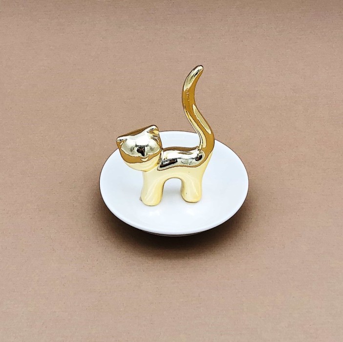 Держатель для украшений &quot;Cat&quot;, gold 