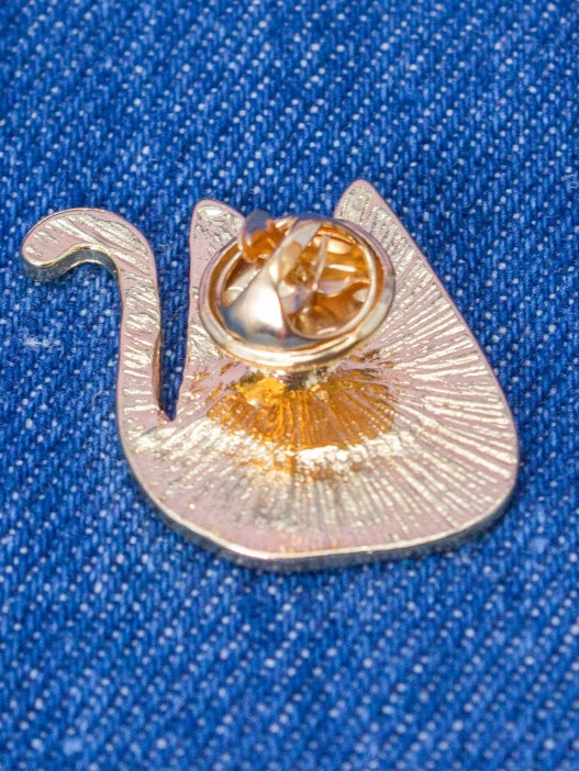 Значок "Cat lady", black 