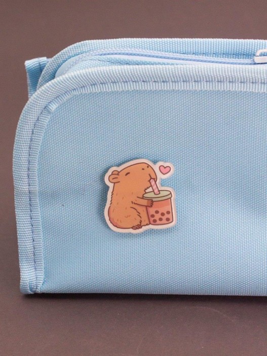 Значок акриловый iLikeGift &quot;Bumblecapybara and the Heart&quot; 