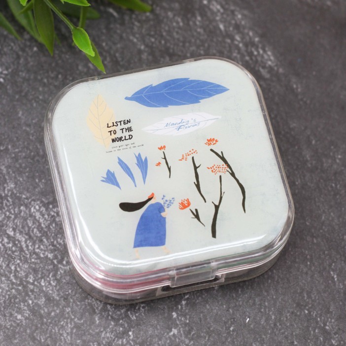 Контейнер для линз «Listen to the world» (3) 