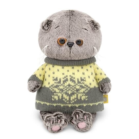 Мягкая игрушка "Басик BABY в свитере" (20см) 