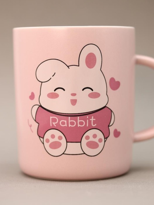 Кружка «Cute rabbit», pink 