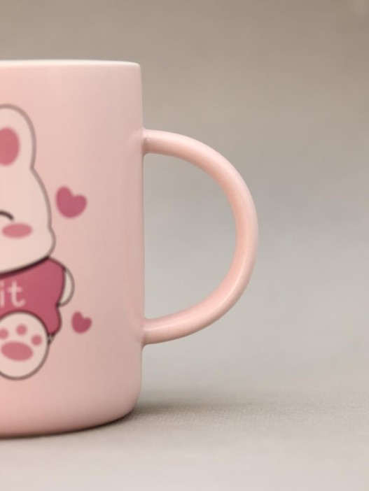 Кружка «Cute rabbit», pink 