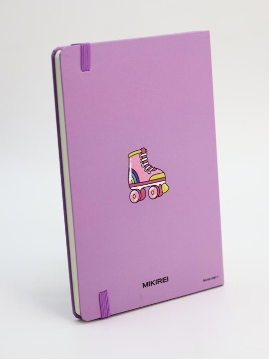 Блокнот (А5) &quot;Roll me&quot;, purple (14.5*21) 