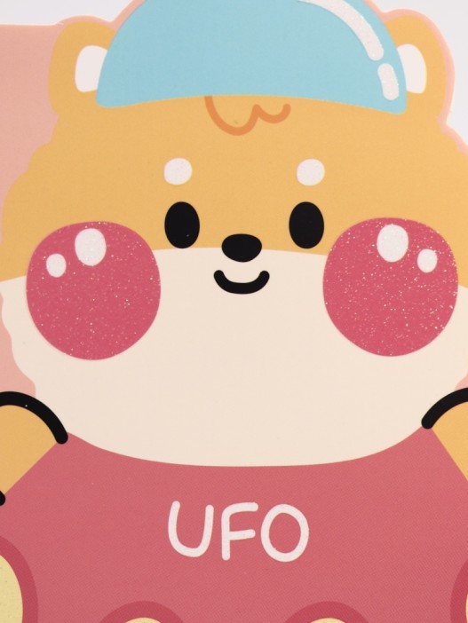 Блокнот на спирали (B6) &quot;Space friends&quot;,  yellow (13*18) 