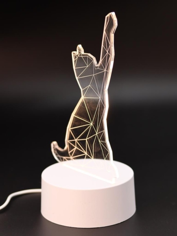 Ночник iLikeGift "Кошка" светодиодный, USB (9х20 см)
