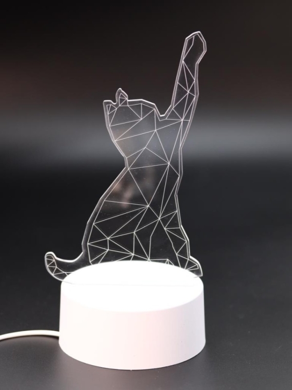 Ночник iLikeGift "Кошка" светодиодный, USB (9х20 см)