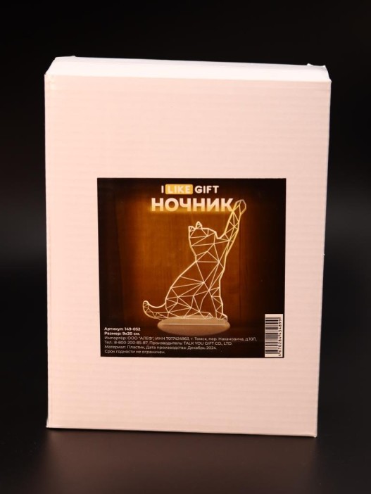 Ночник iLikeGift &quot;Cat&quot; LED, USB (9х20 см) 