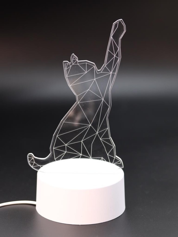 Ночник iLikeGift "Кошка" светодиодный, USB (9х20 см)