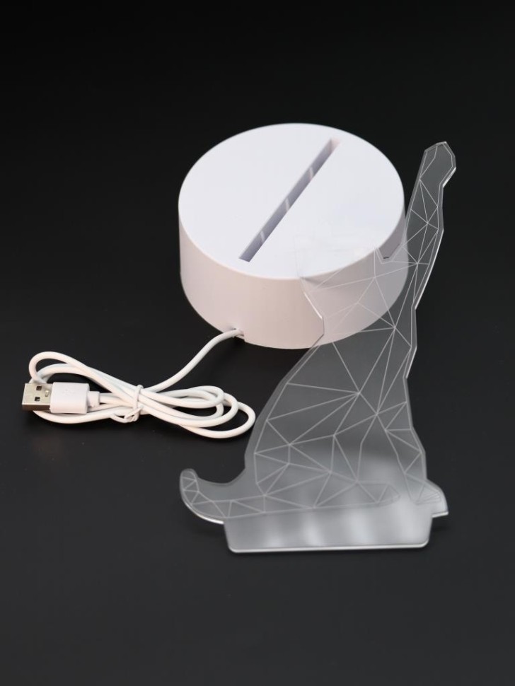 Ночник iLikeGift "Кошка" светодиодный, USB (9х20 см)