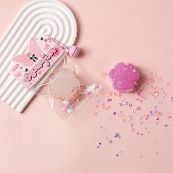 Мялка - антистресс «Магическая Таба ЛАПКА», розовая, 9 х 15 см (УЦЕНКА)