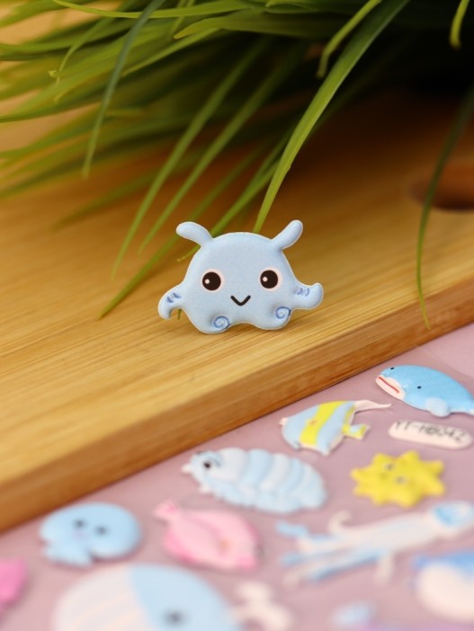 Наклейки объемные &quot;Underwater world&quot; (9*22,5 см) 