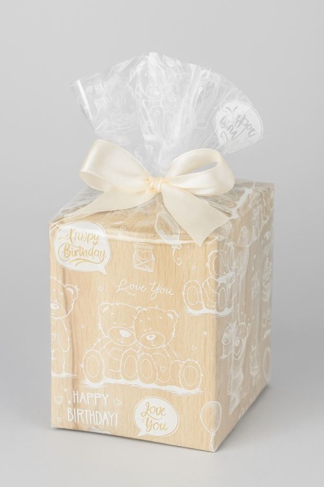 Пленка &quot;Мишки&quot; кофе с молоком, 70см*10ярд 