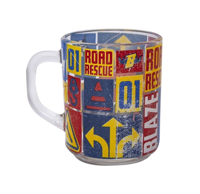 Кружка &quot;Вспыш и чудо-машинки. Вспыш - Трек 2.0&quot;, в подарочной упаковке, стекло (230 мл) 