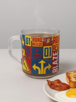 Кружка "Вспыш и чудо-машинки. Вспыш - Трек 2.0", в подарочной упаковке, стекло (230 мл)