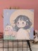 Картина по номерам на подрамнике Draw Me! "Девочка в шляпе", (20*20 см)