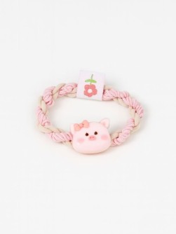 Резинка для волос GIRLY "Candy pig", pink