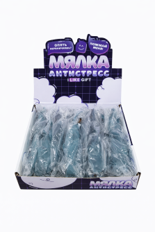 Мялка-антистресс "Акулья жизнь", шоу-бокс 8 шт.